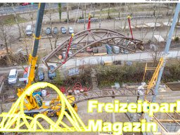 Aufbau des Themenbereichs „Sonnenbucht“ in FANTASIA (Dezember 2024)